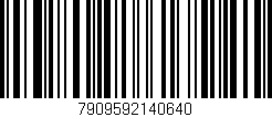 Código de barras (EAN, GTIN, SKU, ISBN): '7909592140640'