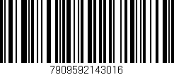 Código de barras (EAN, GTIN, SKU, ISBN): '7909592143016'