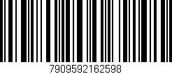 Código de barras (EAN, GTIN, SKU, ISBN): '7909592162598'