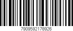 Código de barras (EAN, GTIN, SKU, ISBN): '7909592178926'
