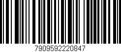 Código de barras (EAN, GTIN, SKU, ISBN): '7909592220847'