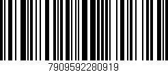 Código de barras (EAN, GTIN, SKU, ISBN): '7909592280919'