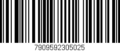 Código de barras (EAN, GTIN, SKU, ISBN): '7909592305025'