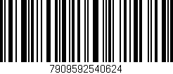 Código de barras (EAN, GTIN, SKU, ISBN): '7909592540624'