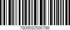 Código de barras (EAN, GTIN, SKU, ISBN): '7909592580798'