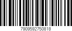 Código de barras (EAN, GTIN, SKU, ISBN): '7909592750818'