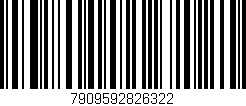 Código de barras (EAN, GTIN, SKU, ISBN): '7909592826322'