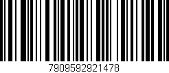 Código de barras (EAN, GTIN, SKU, ISBN): '7909592921478'