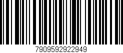 Código de barras (EAN, GTIN, SKU, ISBN): '7909592922949'