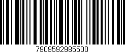 Código de barras (EAN, GTIN, SKU, ISBN): '7909592985500'