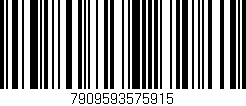 Código de barras (EAN, GTIN, SKU, ISBN): '7909593575915'