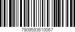Código de barras (EAN, GTIN, SKU, ISBN): '7909593610067'