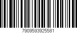 Código de barras (EAN, GTIN, SKU, ISBN): '7909593925581'