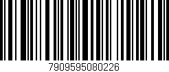 Código de barras (EAN, GTIN, SKU, ISBN): '7909595080226'