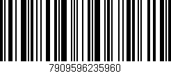 Código de barras (EAN, GTIN, SKU, ISBN): '7909596235960'