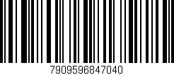 Código de barras (EAN, GTIN, SKU, ISBN): '7909596847040'