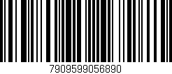 Código de barras (EAN, GTIN, SKU, ISBN): '7909599056890'
