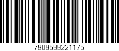 Código de barras (EAN, GTIN, SKU, ISBN): '7909599221175'