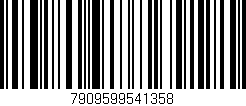 Código de barras (EAN, GTIN, SKU, ISBN): '7909599541358'
