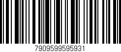 Código de barras (EAN, GTIN, SKU, ISBN): '7909599595931'