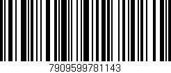 Código de barras (EAN, GTIN, SKU, ISBN): '7909599781143'