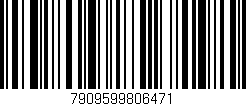 Código de barras (EAN, GTIN, SKU, ISBN): '7909599806471'