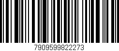 Código de barras (EAN, GTIN, SKU, ISBN): '7909599822273'