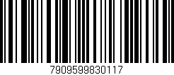 Código de barras (EAN, GTIN, SKU, ISBN): '7909599830117'
