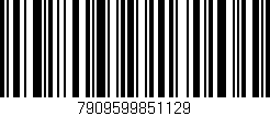 Código de barras (EAN, GTIN, SKU, ISBN): '7909599851129'