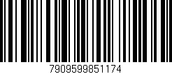 Código de barras (EAN, GTIN, SKU, ISBN): '7909599851174'