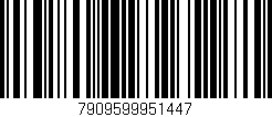 Código de barras (EAN, GTIN, SKU, ISBN): '7909599951447'