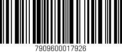 Código de barras (EAN, GTIN, SKU, ISBN): '7909600017926'