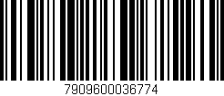Código de barras (EAN, GTIN, SKU, ISBN): '7909600036774'