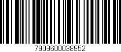 Código de barras (EAN, GTIN, SKU, ISBN): '7909600038952'