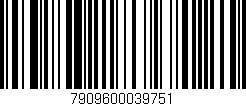 Código de barras (EAN, GTIN, SKU, ISBN): '7909600039751'