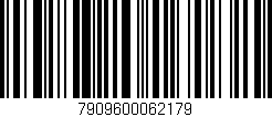 Código de barras (EAN, GTIN, SKU, ISBN): '7909600062179'