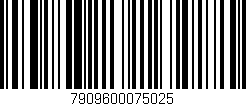 Código de barras (EAN, GTIN, SKU, ISBN): '7909600075025'