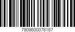 Código de barras (EAN, GTIN, SKU, ISBN): '7909600078187'