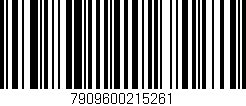 Código de barras (EAN, GTIN, SKU, ISBN): '7909600215261'