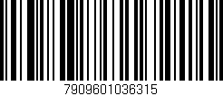 Código de barras (EAN, GTIN, SKU, ISBN): '7909601036315'