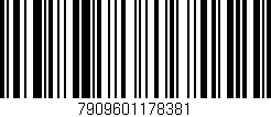 Código de barras (EAN, GTIN, SKU, ISBN): '7909601178381'
