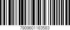 Código de barras (EAN, GTIN, SKU, ISBN): '7909601183583'