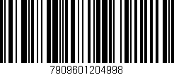 Código de barras (EAN, GTIN, SKU, ISBN): '7909601204998'