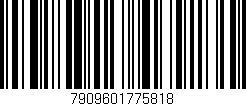 Código de barras (EAN, GTIN, SKU, ISBN): '7909601775818'