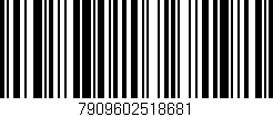 Código de barras (EAN, GTIN, SKU, ISBN): '7909602518681'
