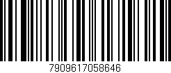 Código de barras (EAN, GTIN, SKU, ISBN): '7909617058646'