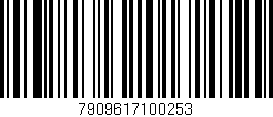 Código de barras (EAN, GTIN, SKU, ISBN): '7909617100253'