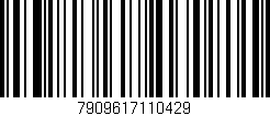 Código de barras (EAN, GTIN, SKU, ISBN): '7909617110429'