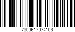 Código de barras (EAN, GTIN, SKU, ISBN): '7909617974106'