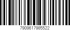 Código de barras (EAN, GTIN, SKU, ISBN): '7909617985522'